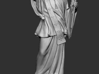 Vincent de Paul 3D print model purchase
