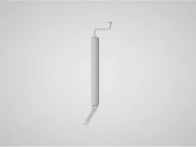 Trailer Jockey wheel - Trailer Jack Free 3D model