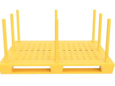 Plastic Pallet 03 3D model