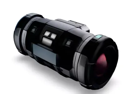 SciFi Camera Lens Prop Low-poly 3D model