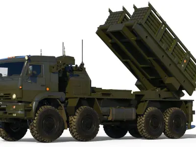 ISDM Zemledeliye Mine-laying System 3D model