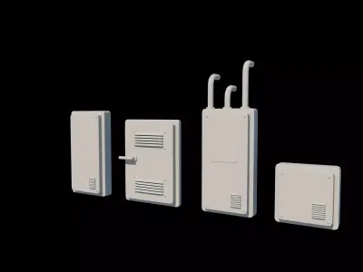 electrical box 3D model purchase