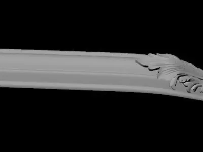leg High quality 3d models for processing on a cnc machine 3D model 36