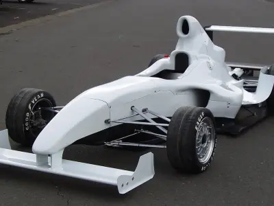 formula car frame 3D model