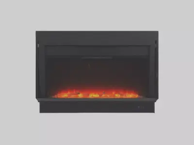 Electric fireplace model 3D model