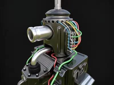Sci-fi asset 3 - high poly 3D model