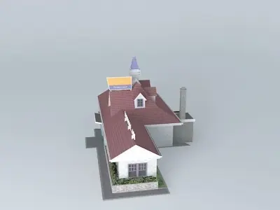 Roadside Inn Free 3D model