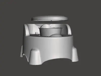 Smart potty - Potty chair - bacin infantil 3D print model