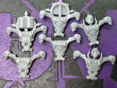 chaos renegade backpack 3D print model