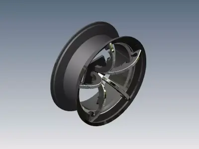 Car rim Free 3D model Polygon mesh