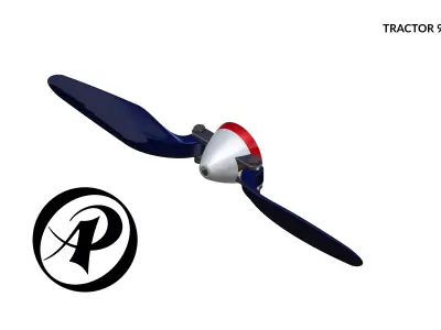 Folding Propeller AP-PR-009 9-5 3D print model