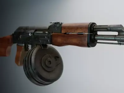 High Poly RPK model for photorealistic rendering 3D model