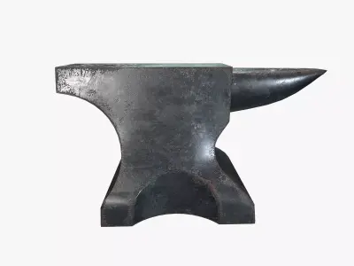Medieval Anvil Low-poly 3D model