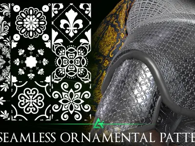 50 Free Tileable Ornamental Patterns - Part of Vol 5 Texture