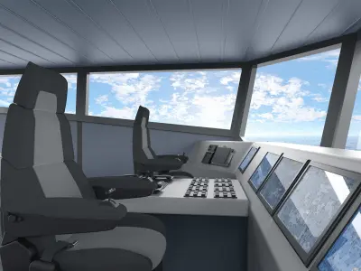 WindFarm Support Vessel 3D model