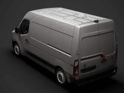 Renault Master L2H2 Van 2020 3D model purchase