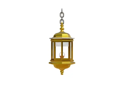 Arabic Ramadan Lantern or Fanous Lantern - 3D Light Model 3D model