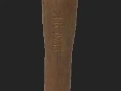 German WWII Stick Grenade Free low-poly 3D model