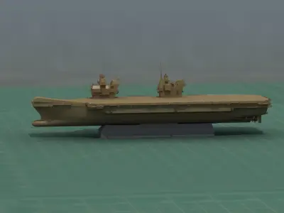 HMS Prince of Wales Aircraft Carrier 3D Print STL Model 3D print model