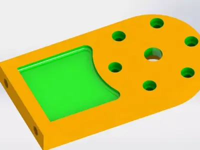 pillar support 3D model