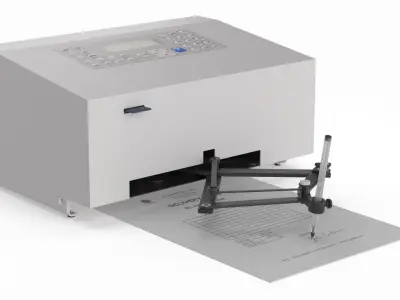  Automatic Signature Machine with Paper Document White 