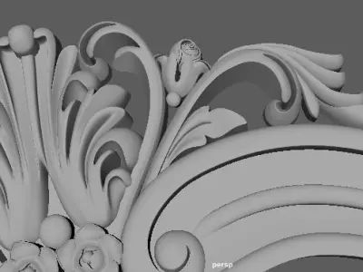 bed 3d model for high quality cnc machines 3D model