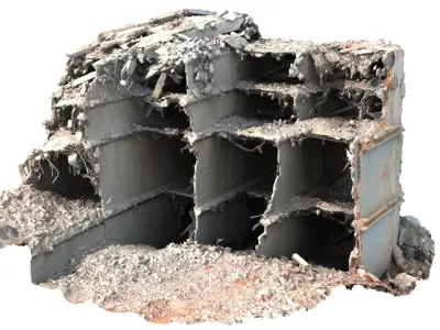 Destroyed Building1 3D model