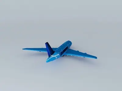 A380 800 AAO with interior Free 3D model