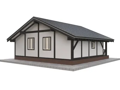 Private house  3D model purchase