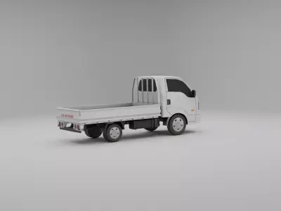 Kia Bongo Low-poly 3D model