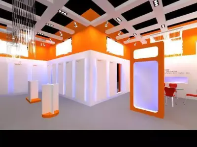 Exhibition - Area -10X12-3DMAX2009-061 3D model