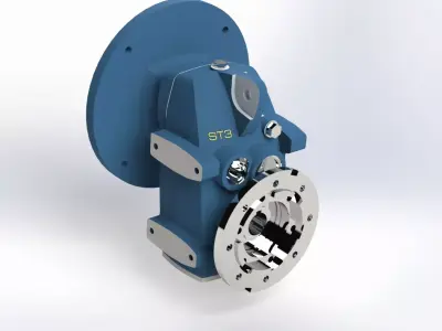 Gearbox-ST3- 160- PAM100112B5 Free 3D model