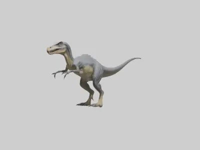 Eoraptor model Low-poly 3D model