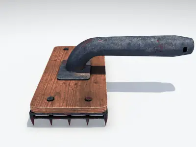 Grater metal tool 3D model