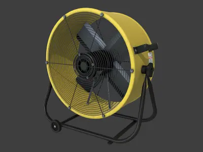 Air Circulator Low-poly 3D model
