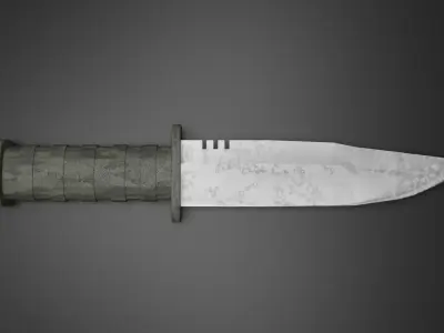 Military knife Free low-poly 3D model