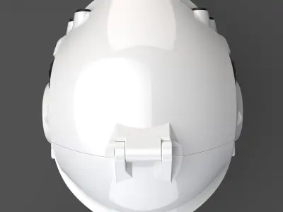 CAD-friendly Helmet model H1V1 3D print model