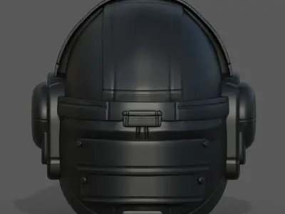 Helmet scifi military combat 3d  Low-poly 3D model purchase