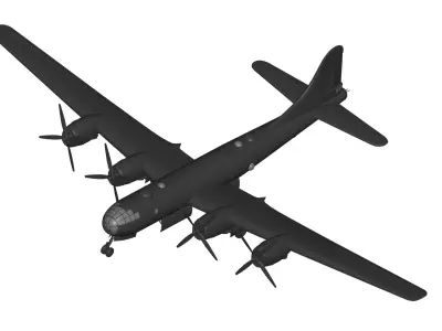 Boeing B-29 Superfortress 3D model