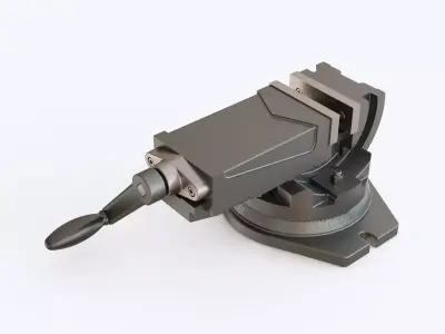 Bench vice 10 3D model