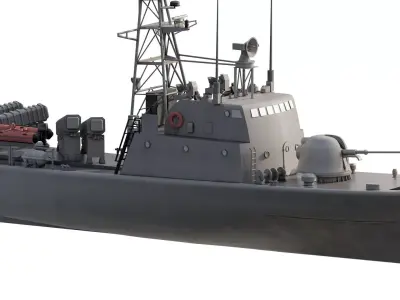 Hellenic Navy fast attack craft 3D model