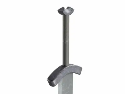 Big sword Low-poly 3D model purchase