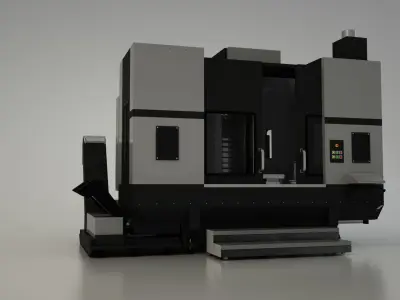 CNC Milling Machine   3D model