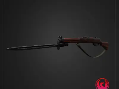 Gun mk-iii Low-poly 3D model
