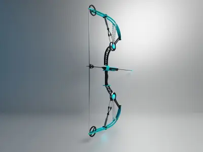  High Tech Bow LightArrowWeapon - LAW 3D Model 3D model