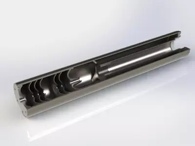 Compensator Sound level reduction silencer and suppressor Free 3D model