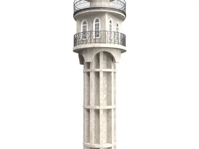 Historic Tower 1 3D model