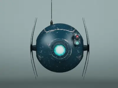 Drone 01 3D model purchase