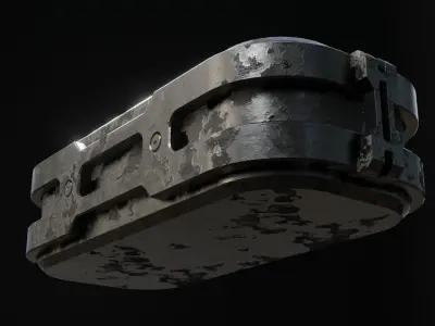 Scifi box 3D model buy