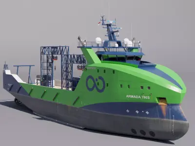 Armada 7803 Multi Purpose Offshore Vessel 3D model